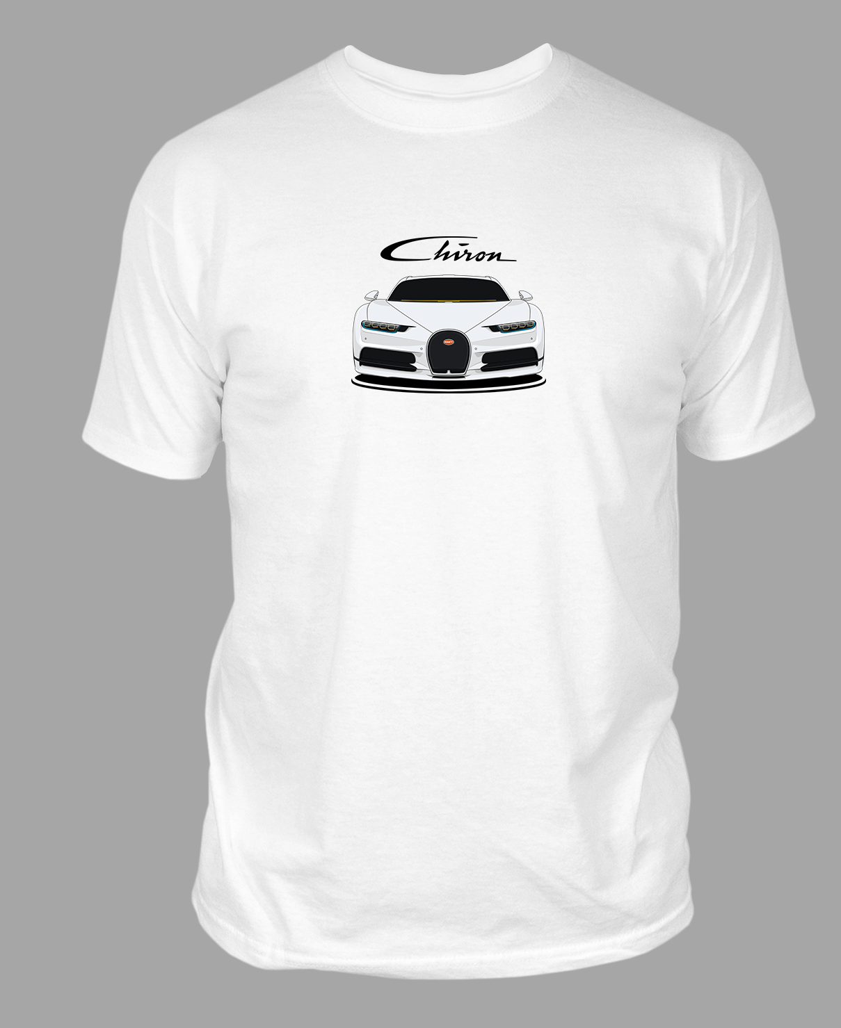 White Bugatti Chiron – T-shirt anzianidesigns