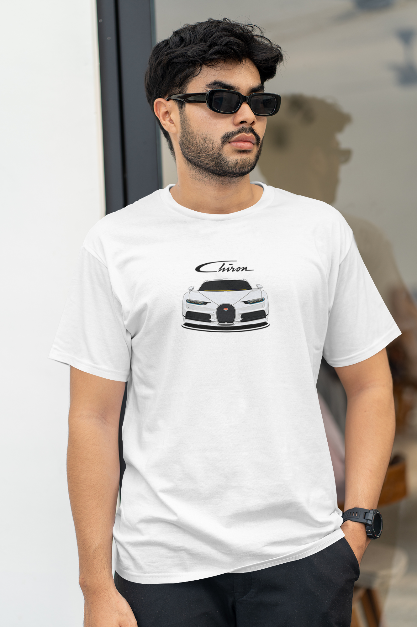 – anzianidesigns T-shirt Chiron Bugatti White